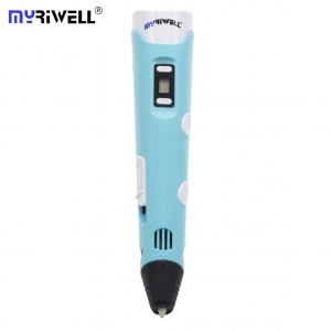 3D Ручка MyRiwell RP-100B Оригінал з LCD Екраном Блакитна(Blue)