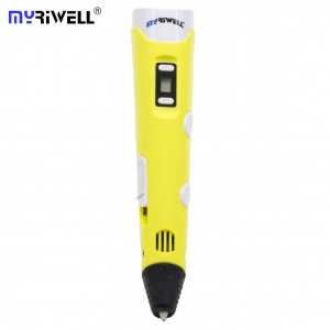 3D Ручка MyRiwell RP-100B Оригинал С LCD Экраном Желтая (Yellow)
