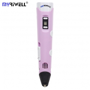 3D Ручка MyRiwell RP-100B Оригинал с LCD Экраном Розовая (Pink)
