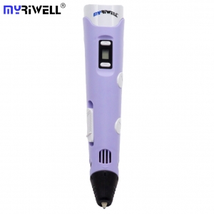 3D Ручка MyRiwell RP-100B Оригинал с LCD Экраном Фиолетовая (Purple)